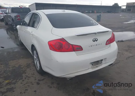 2011 Infiniti G25 Journey from USA, damaged, VIN JN1DV6AP6BM601980